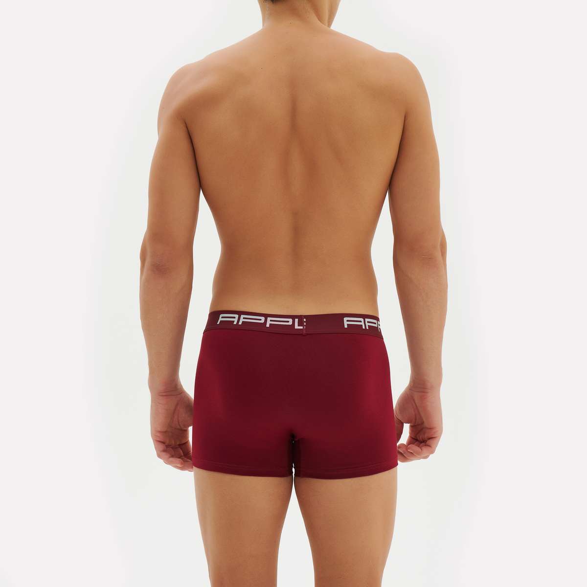 APPLE BOXER MEN΄S BOXER 3PACK 0113965 BLACK-BORDEAUX-NAVY  - Μαύρο-Μπορντό-Μπλε - L